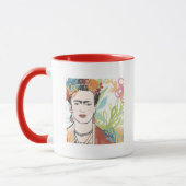 Portret van Frida Kahlo Mok (Links)