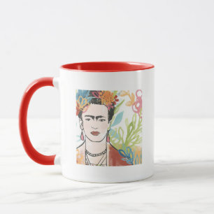 Portret van Frida Kahlo Mok