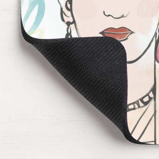 Portret van Frida Kahlo Muismat (Hoek)