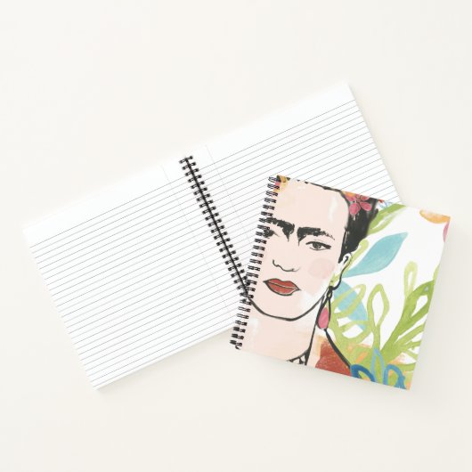 Portret van Frida Kahlo Notitieboek (Binnen)