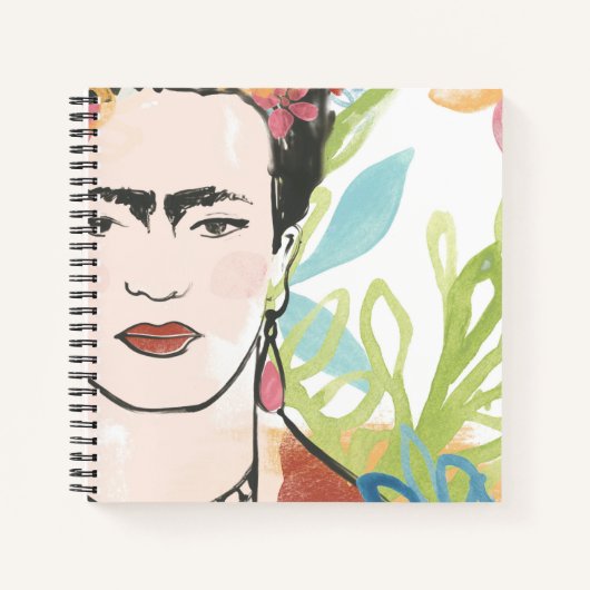 Portret van Frida Kahlo Notitieboek (Voorkant)