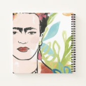 Portret van Frida Kahlo Notitieboek (Achterkant)