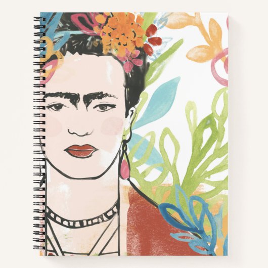 Portret van Frida Kahlo Notitieboek (Voorkant)