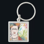 Portret van Frida Kahlo Sleutelhanger<br><div class="desc">Portret van Frida Kahlo door June Erica Vess</div>