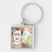 Portret van Frida Kahlo Sleutelhanger (Voorkant)