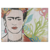 Portret van Frida Kahlo Snijplank (Voorkant)
