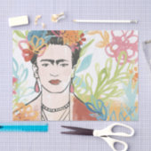 Portret van Frida Kahlo Tissuepapier (Craft)
