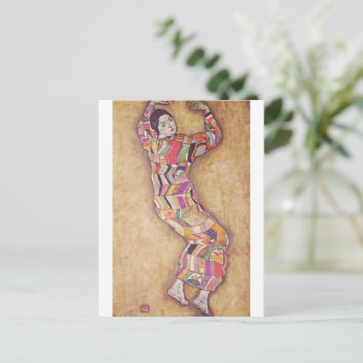 Portret van Friederike-Maria Beer door Gustav Klim Briefkaart (Staand voorkant)