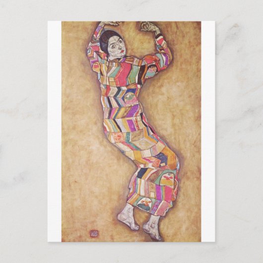 Portret van Friederike-Maria Beer door Gustav Klim Briefkaart (Voorkant)