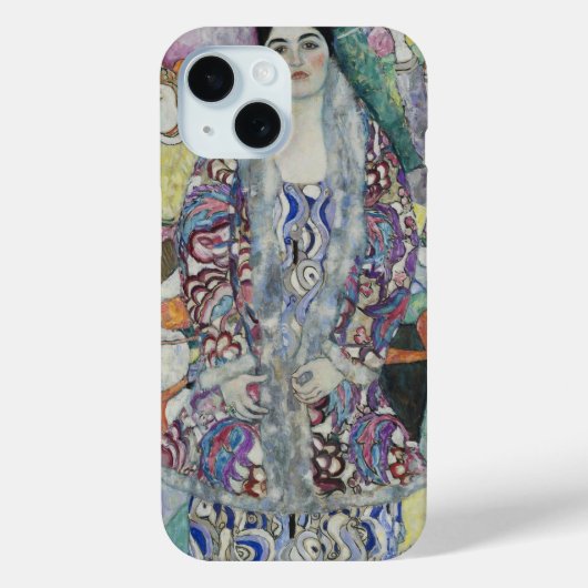 Portret van Friederike Maria Beer door Gustav Klim Case-Mate iPhone Case (Achterkant)