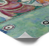 Portret van Friederike Maria Beer door Gustav Klim Poster (Hoek)