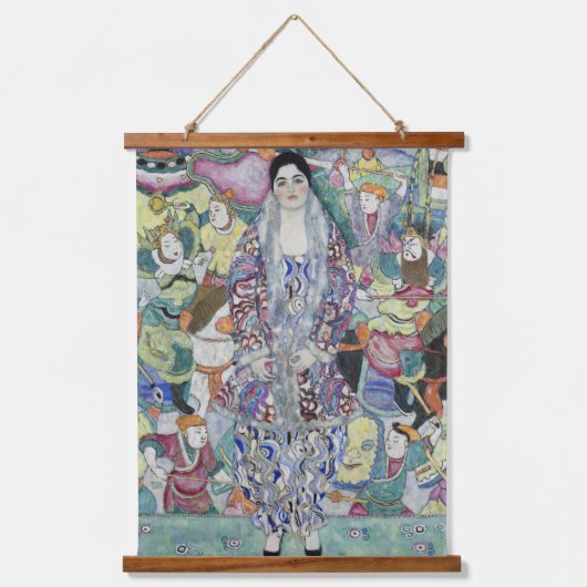 Portret van Friederike Maria van Gustav Klimt Hangend Wandkleed (Voorkant)
