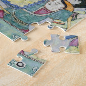 Portret van Friederike Maria van Gustav Klimt Legpuzzel (Zijkant)