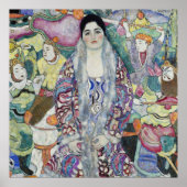Portret van Friederike Maria van Gustav Klimt Poster (Voorkant)