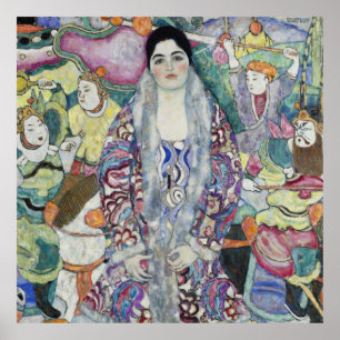 Portret van Friederike Maria van Gustav Klimt Poster