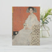 Portret van Fritza Riedler door Gustav Klimt (Staand voorkant)