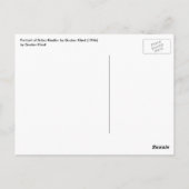 Portret van Fritza Riedler door Gustav Klimt Briefkaart (Achterkant)