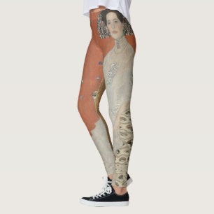 Portret van Fritza Riedler door Gustav Klimt Leggings
