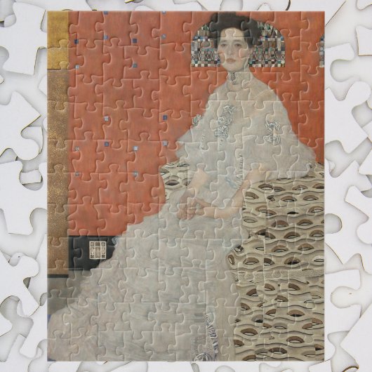 Portret van Fritza Riedler door Gustav Klimt Legpuzzel