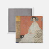 Portret van Fritza Riedler door Gustav Klimt Magneet (Voorkant / Achterkant)
