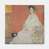 Portret van Fritza Riedler door Gustav Klimt Magneet (Voorkant)