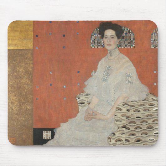 Portret van Fritza Riedler door Gustav Klimt Muismat (Voorkant)