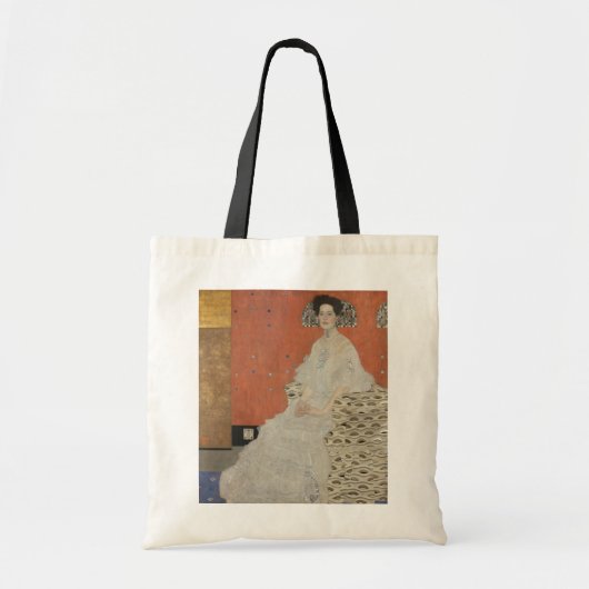 Portret van Fritza Riedler door Gustav Klimt Tote Bag (Voorkant)