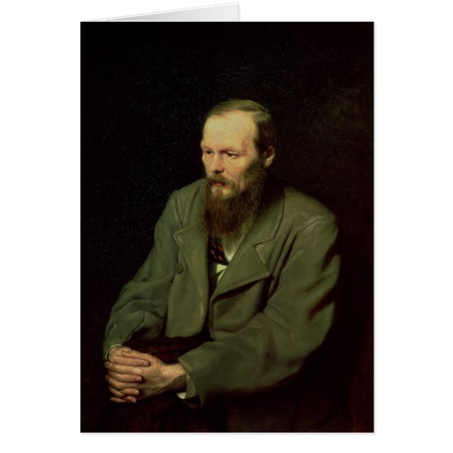 Portret van Fyodor Dostoyevsky 1872 (Voorkant)