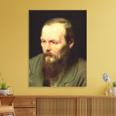 Portret van Fyodor Dostoyevsky 1872 Canvas Afdruk (Insitu (Woonkamer))