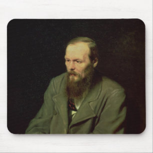 Portret van Fyodor Dostoyevsky 1872 Muismat