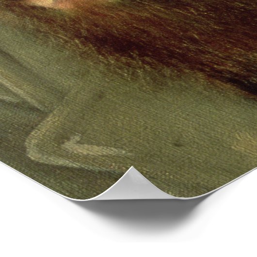 Portret van Fyodor Dostoyevsky 1872 Poster (Hoek)