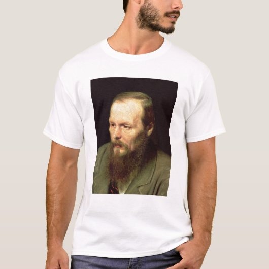 Portret van Fyodor Dostoyevsky 1872 T-shirt (Voorkant)