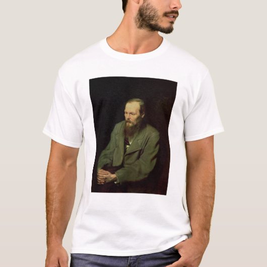 Portret van Fyodor Dostoyevsky 1872 T-shirt (Voorkant)