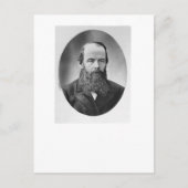 Portret van Fyodor Mikhailovich Dostoyevsky Briefkaart (Voorkant)