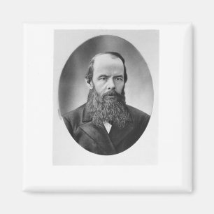 Portret van Fyodor Mikhailovich Dostoyevsky Magneet