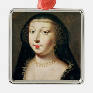 Portret van Gabrielle d'Estrees Metalen Ornament