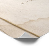 Portret van Gaius Crispus Sallust Poster (Hoek)