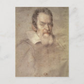 Portret van Galileo Galilei Astronomer Briefkaart (Voorkant)