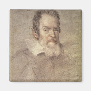 Portret van Galileo Galilei Astronomer Magneet