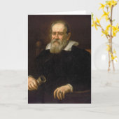 Portret van Galileo Galilei door Justus Sustermans Kaart (Gele Bloem)