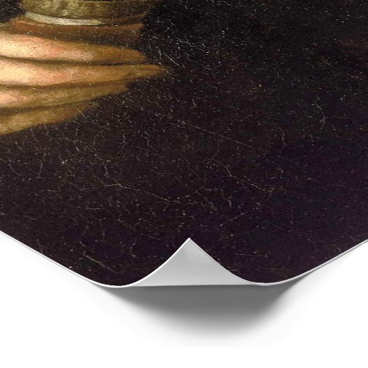 Portret van Galileo Galilei door Justus Sustermans Poster (Hoek)