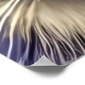 Portret van gele oogkat | AI Art Poster (Hoek)