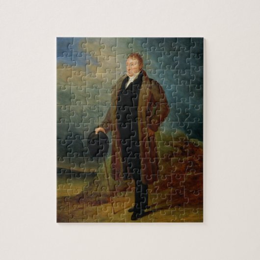Portret van generaal La Fayette in burgerkleding, Legpuzzel (Verticaal)