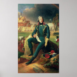 Portret van generaal Louis-Lazare Hoche Poster