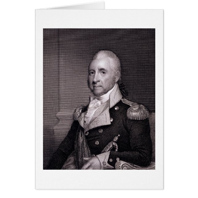 Portret van generaal-majoor John Brooks, gegraveer (Voorkant)