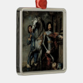 Portret van generaal Ottavio Piccolomini Metalen Ornament (Rechts)