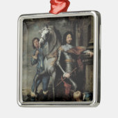 Portret van generaal Ottavio Piccolomini Metalen Ornament (Links)