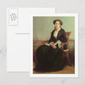 Portret van Genevieve Celine, 1850 (olie op canvas Briefkaart (Voorkant / Achterkant)