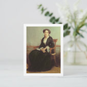 Portret van Genevieve Celine, 1850 (olie op canvas Briefkaart (Staand voorkant)