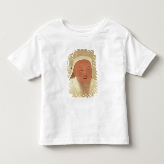 Portret van Genghis Khan, Mongol Khan Kinder Shirts (Voorkant)